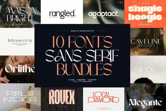 Download Modern Sans Serif Bundles - Sans Collection