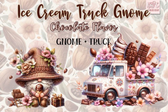 Download Ice Cream Truck Gnome Kit Chocolate - Premium Resources