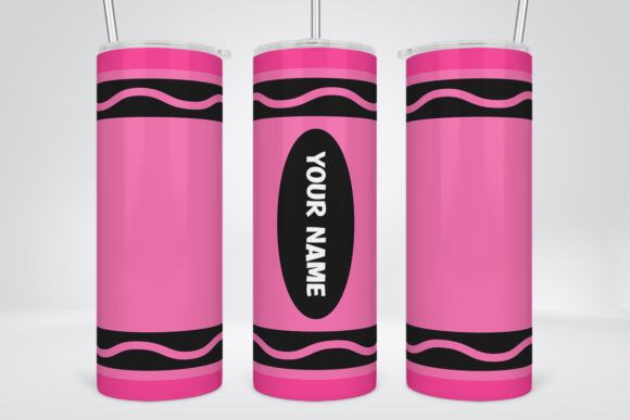 Download Back to School Crayon 20Oz Tumbler Wrap - Crayon Collection
