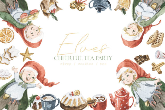 Download Elves. Cheerful Tea Party - Cheerful Collection
